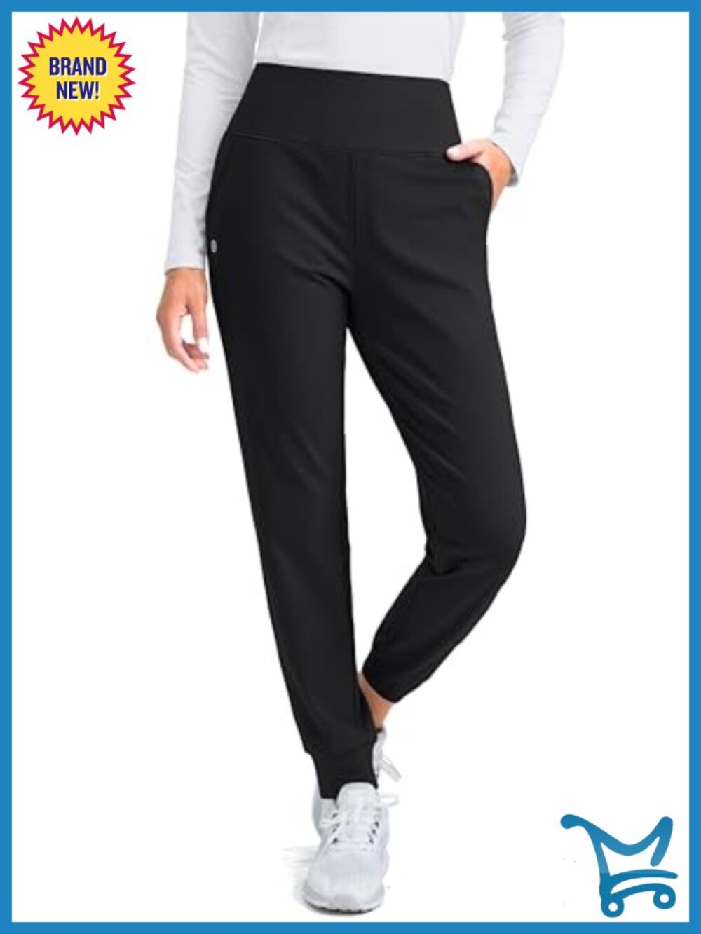 Women's Fleece Lined High Waisted Thermal Winter Joggers